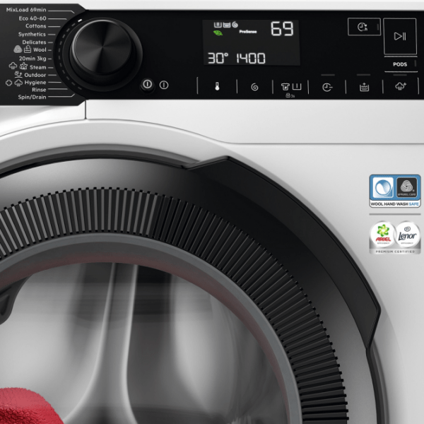 Mașină de spălat AEG LFR73964VE White 9 kg, 1600 rpm, A photo 3