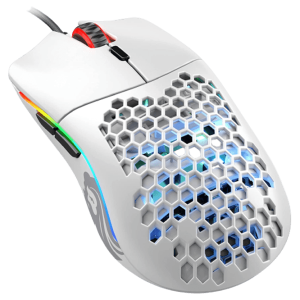 Mouse Glorious Model I White Matte Cu fir / 12000 dpi photo 2