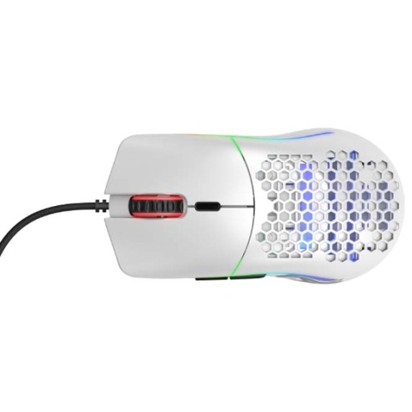 Mouse Glorious Model I White Matte Cu fir / 12000 dpi photo 3