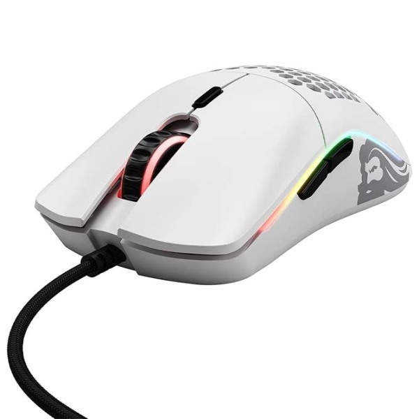 Mouse Glorious Model I White Matte Cu fir / 12000 dpi photo 4