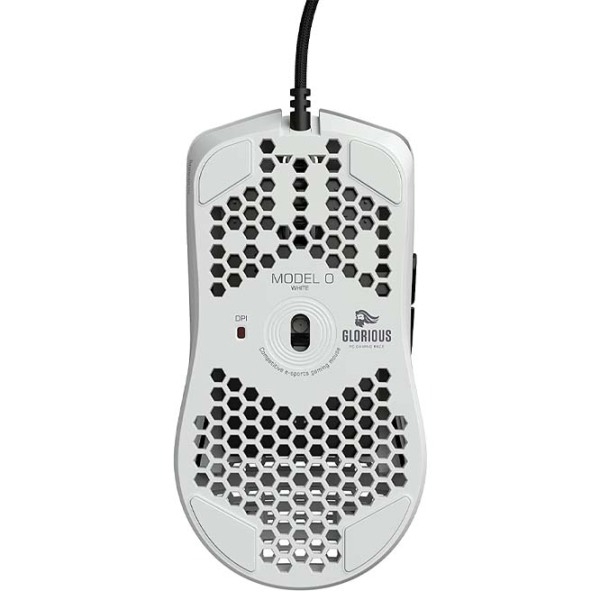 Mouse Glorious Model I White Matte Cu fir / 12000 dpi photo 7