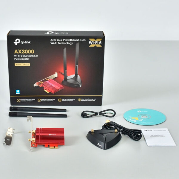 LAN Adapter TP-Link Archer TX3000E Black  photo 8