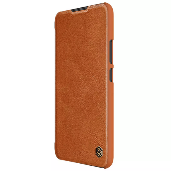 Husă pentru smartphone Samsung Galaxy A34 (QIN) Brown Nillkin, Piele, Flip Cover photo 5