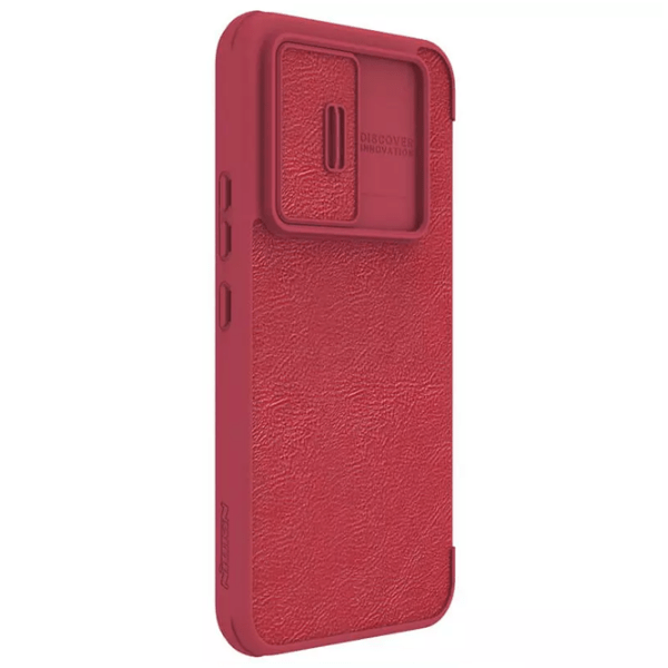 Чехол для смартфона Samsung Galaxy A54 (QIN Pro) Красный Nillkin, Кожа, Flip Cover photo 4