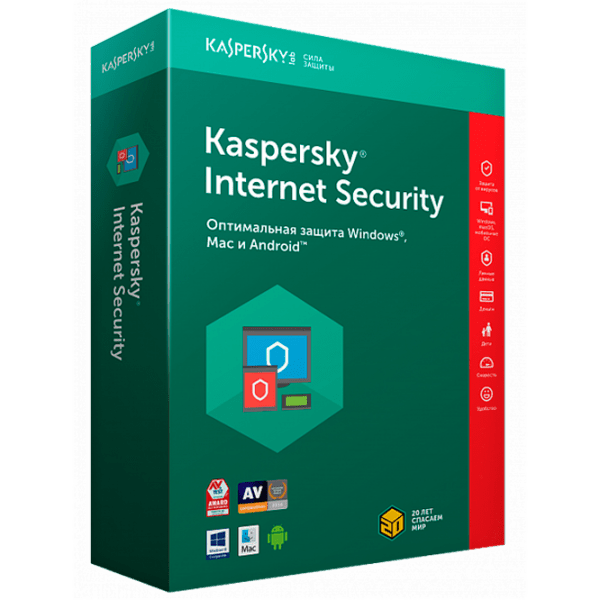 Antivirus KASPERSKY Internet Security (KIS) Online 1 Устройство, Online, 12 photo 1