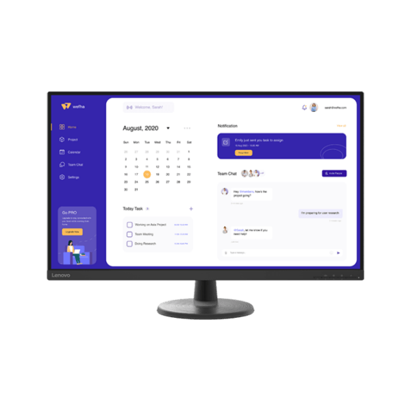 Монитор Lenovo D32u-40 Черный 31.5" 4K VA LED photo 1