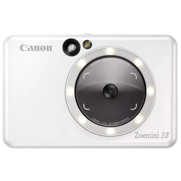 Cameră Foto Instant Canon Zoemini S2 ZV223 RG + White , 8 MP, f/ 2.2 photo 1