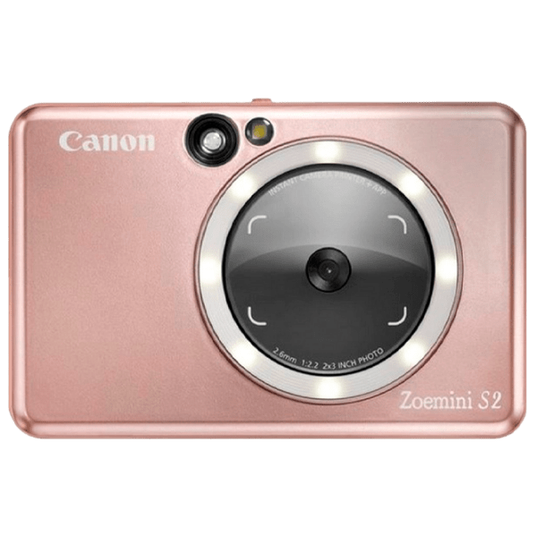 Cameră Foto Instant Canon Zoemini S2 ZV223 RG + Rose Gold , 8 MP, f/ 2.2 photo 1