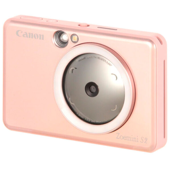 Cameră Foto Instant Canon Zoemini S2 ZV223 RG + Rose Gold , 8 MP, f/ 2.2 photo 2