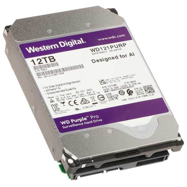 HDD Western Digital Purple Pro Surveillance 3.5'' 12 TB  photo 4