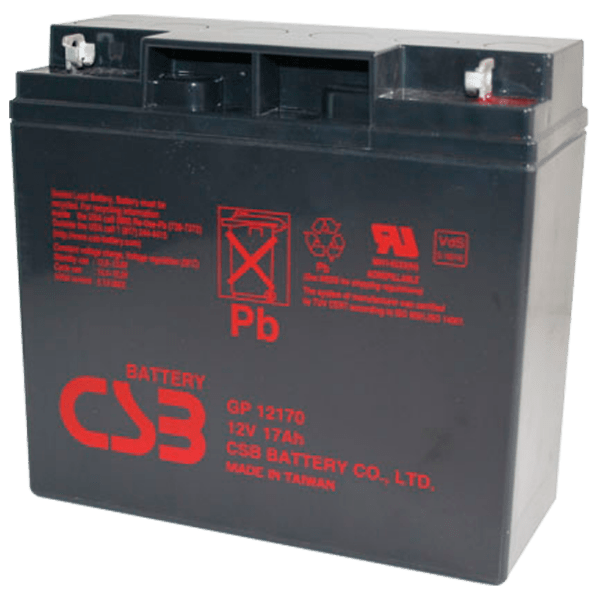 Аккумуляторная батарея для ИБП CSB GP 12170 B1 12 В 17 Ач Черный  photo 1