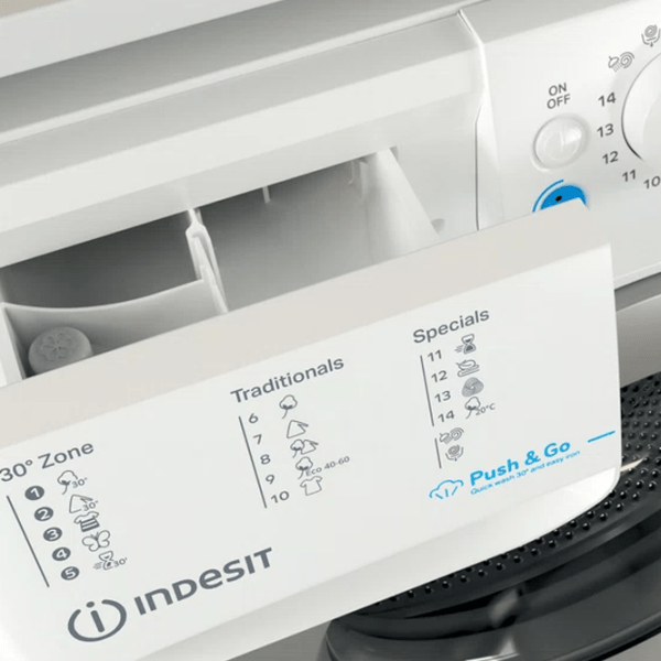 Mașină de spălat Indesit BWSE 71295X WSV EU White 7 kg, 1200 rpm, B photo 8