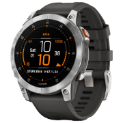 Умные часы Garmin Epix 2 Серебряный 1.3" | 47 мм | Нержавеющая сталь/Силикон
| 010-02582-010