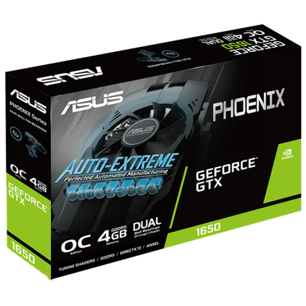 Видеокарта Asus GeForce GTX 1650 Phoenix OC 4 ГБ  photo 5
