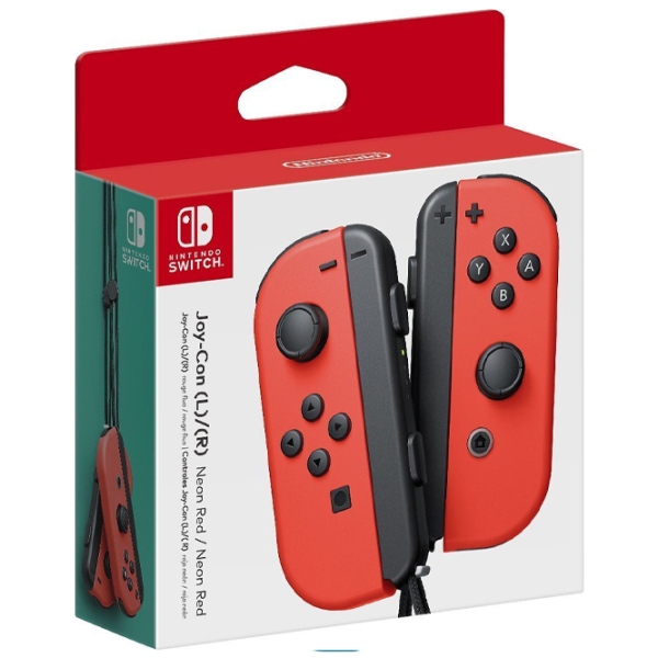 Контроллер Nintendo Joy-Con Красный Беспроводные / 18 buttons photo 4
