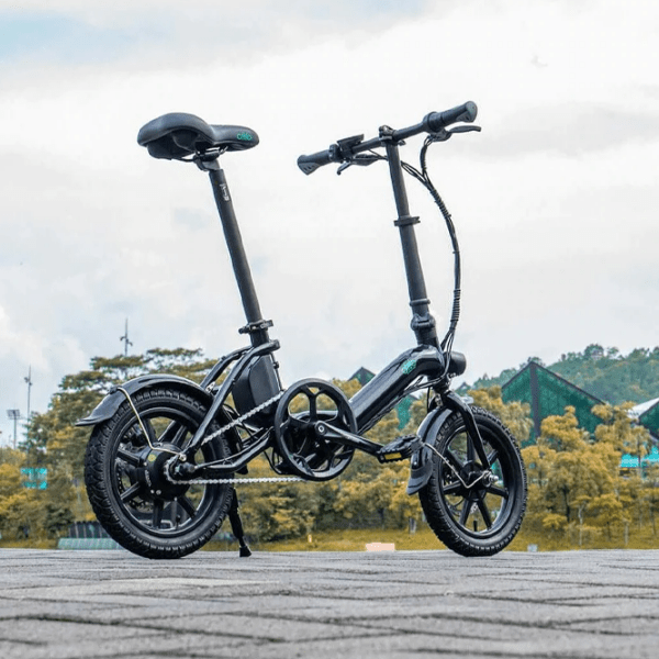Bicicletă electrică FIIDO D3 Pro Black 14" | 250 W | până la 60 km photo 4