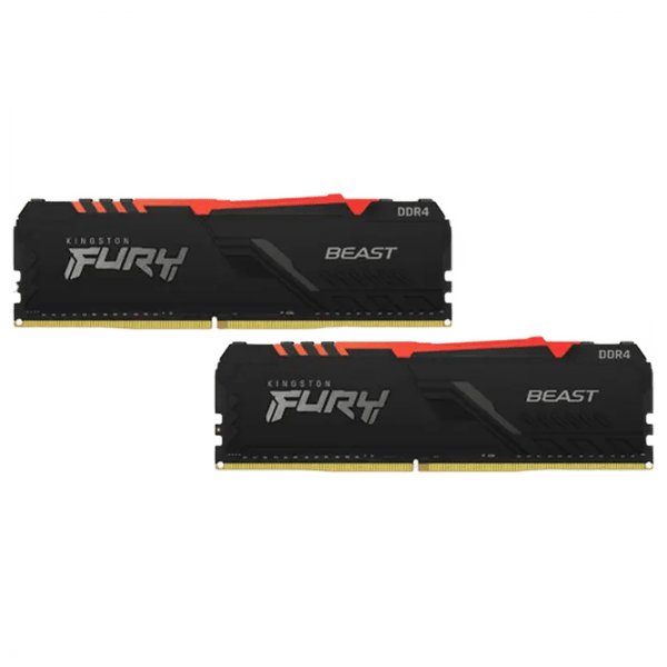 Оперативная память 32 ГБ Kingston FURY Beast RGB SDRAM KF436C18BBAK2/32 DIMM, DDR4, 3600 МГц photo 1