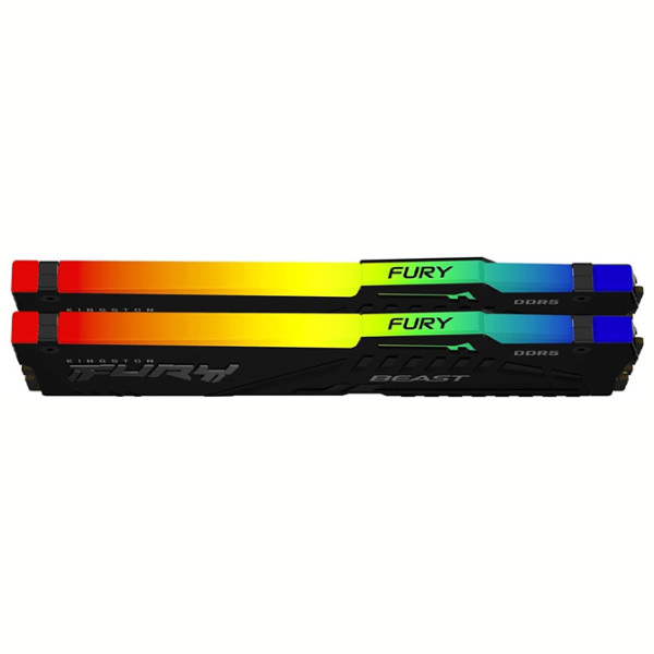 Оперативная память 64 ГБ Kingston FURY Beast RGB SDRAM KF556C40BBAK2-64 DIMM, DDR5, 5600 МГц photo 2