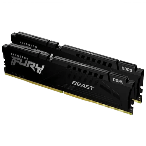 Оперативная память 64 ГБ Kingston FURY Beast SDRAM KF560C40BBK2-64 DIMM, DDR5, 6000 МГц photo 1