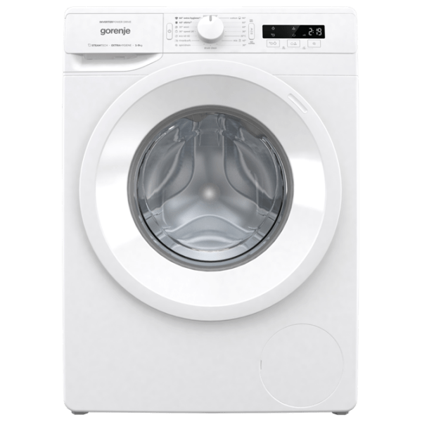 Mașină de spălat Gorenje WNPI 94 BS White 9 kg, 1400 rpm, B photo 1
