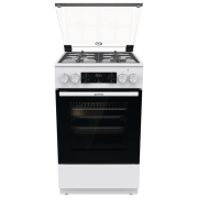Aragaz Gorenje GK5C40WF White Tipul plitei: Pe gaz, 70 l, Tipul cuptorului: Electric