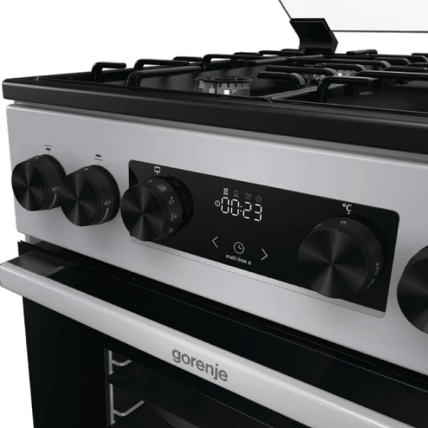 Aragaz Gorenje MEKS5121S Inox Tipul plitei: Pe gaz, 70 l, Tipul cuptorului: Electric photo 6