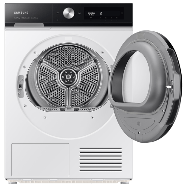 Mașină de uscat rufe Samsung Bespoke DV90BB5245AES7 White 9 kg, A+++ photo 6