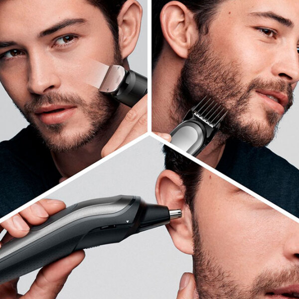 Trimmer facial Braun MGK7320 Silver  photo 8