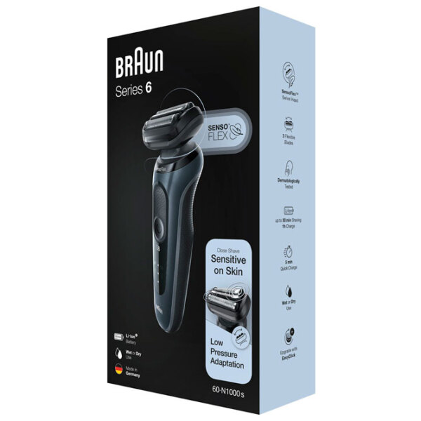 Бритва электрическая Braun 61-N1000s Серый  photo 4