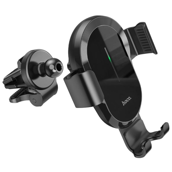 Încărcător auto Hoco CA105 Wireless Charger (15 W) Black 2 A / Black photo 2