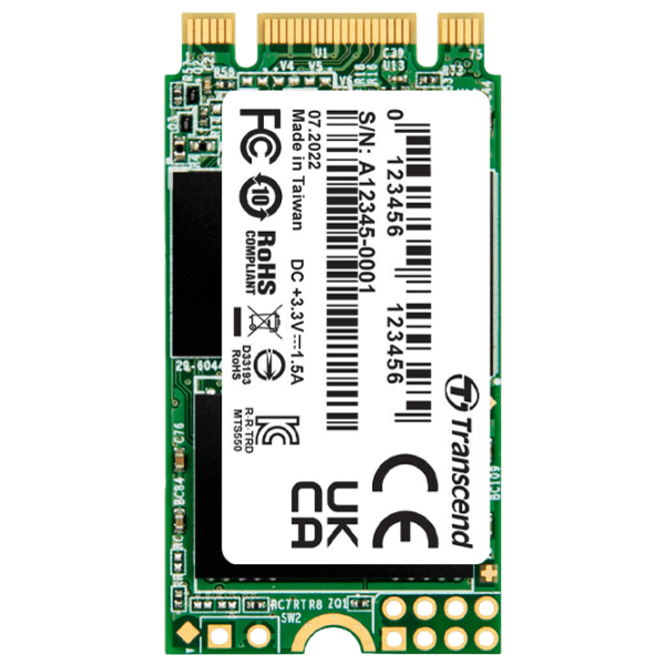 SSD Transcend MTE400S M.2 512 ГБ Скорость чтения: 2000 MБ/ с,
Скорость записи: 900 MБ/ с photo 2