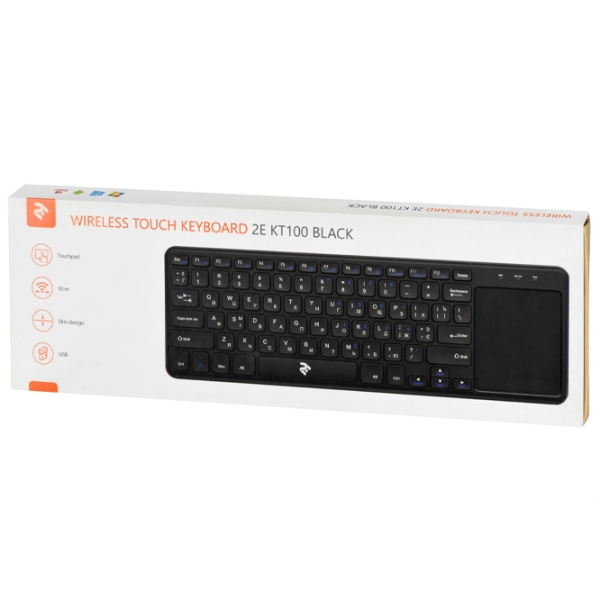Клавиатура 2E Gaming KT100 Черный Для дома и офиса, Беспроводные photo 8