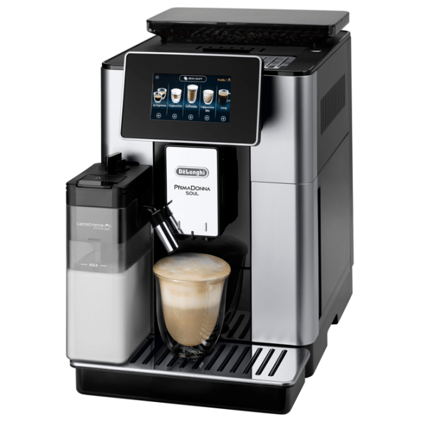 Aparat de cafea DeLonghi ECAM610.55SB Silver 1450 W, 2.2 l, Bloc termic photo 2