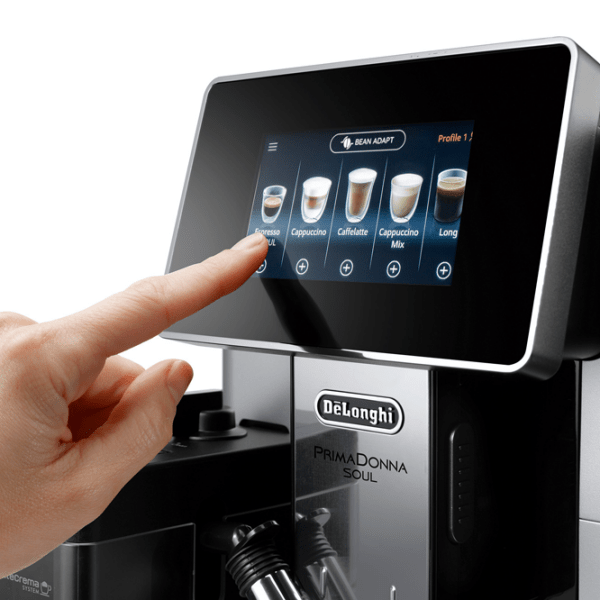 Aparat de cafea DeLonghi ECAM610.55SB Silver 1450 W, 2.2 l, Bloc termic photo 3