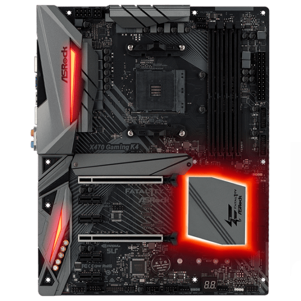Материнская плата ASRock Fatal1ty X470 GAMING K4 ATX  photo 1