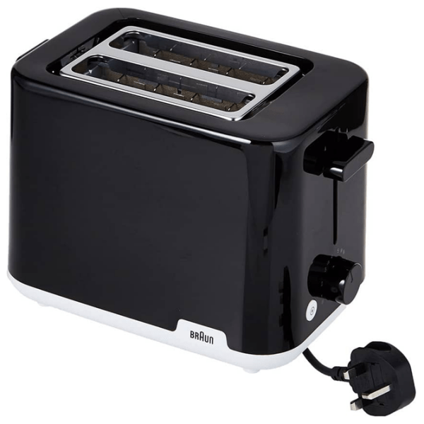 Toster Braun HT1010BK Black 900 W, Numărul de grade de prăjire: 8 photo 2