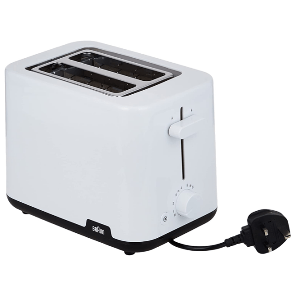Toster Braun HT1010WH White 900 W, Numărul de grade de prăjire: 8 photo 2