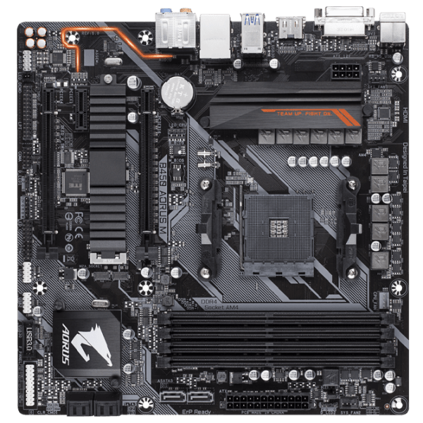 Placă de bază Gigabyte B450 AORUS M mATX  photo 4