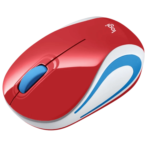Мышь Logitech M187 Mini Красный Беспроводные, 1000 dpi photo 2