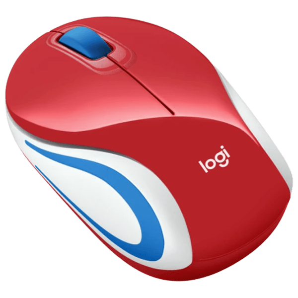 Мышь Logitech M187 Mini Красный Беспроводные, 1000 dpi photo 3