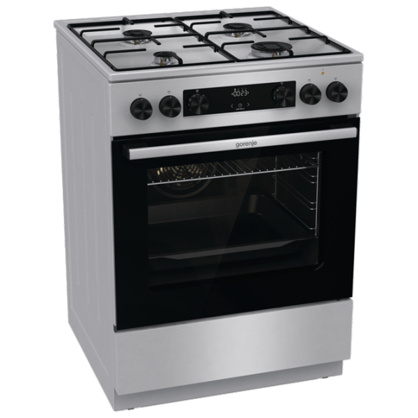 Плита Gorenje GKS6C70XJ Нержавеющая сталь Тип плиты: Газовая, 71 л, Тип духовки: Электрическая photo 3