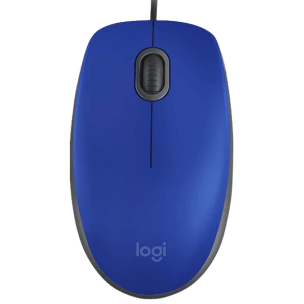 Мышь Logitech B110 Синий Проводная, 1000 dpi photo 1