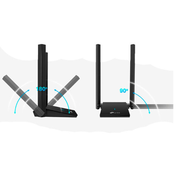 Сетевой адаптер TP-Link Archer TX20U Plus Черный  photo 4