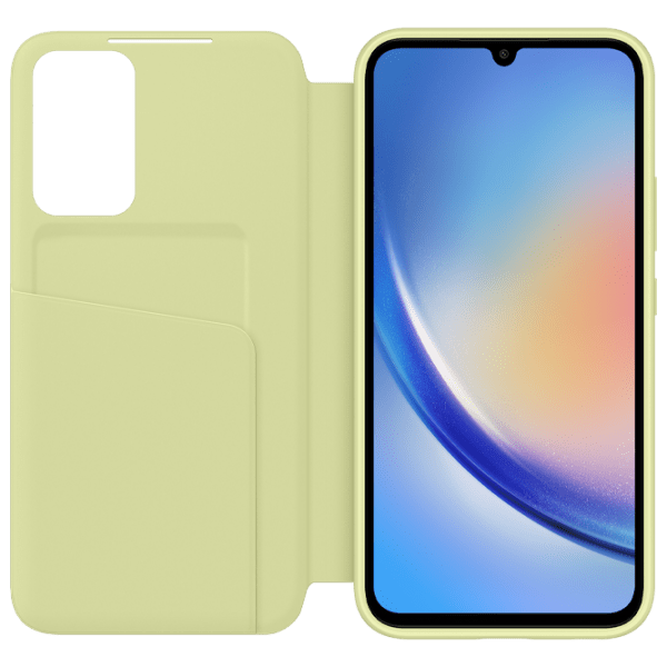 Husă pentru smartphone Samsung Galaxy A34 (EF-ZA346) Lime Green Samsung, PU, Flip Cover View photo 3