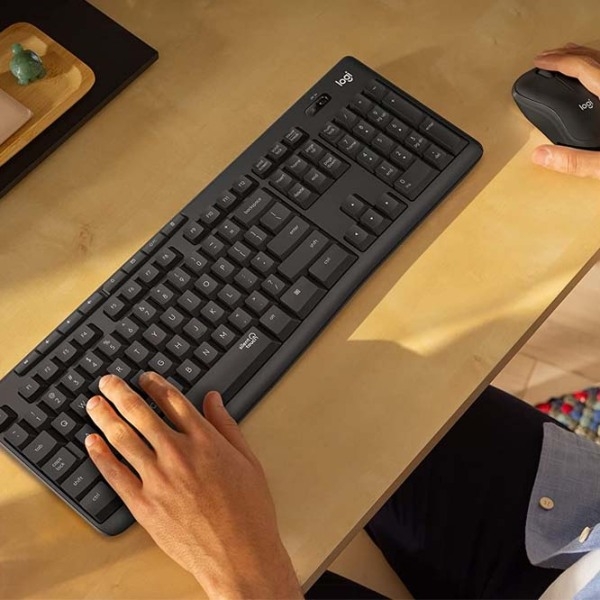 Tastatura & Mouse Logitech MK295 Black Home and Office, Fără fir photo 6