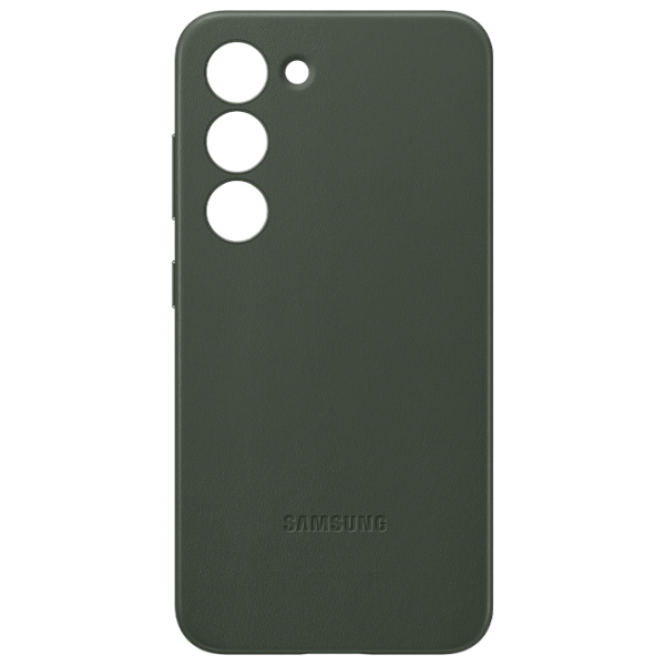 Husă pentru smartphone Samsung Galaxy S23 (EF-VS911) Green Samsung, Piele, Back photo 1
