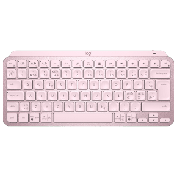 Клавиатура Logitech MX Keys mini US Rose Для дома и офиса, Беспроводные photo 1