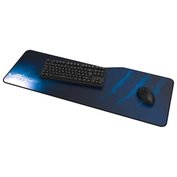 Covoraș pentru mouse Hama uRage Rag Speed XXL Black Blue 900 x 340 x 3 mm photo 2
