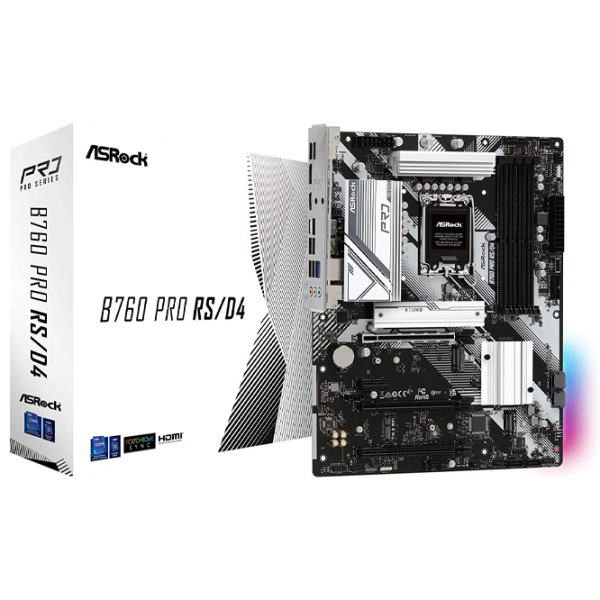 Материнская плата ASRock B760 PRO RS/ D4 ATX  photo 4