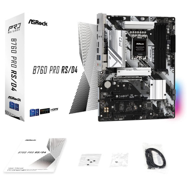 Материнская плата ASRock B760 PRO RS/ D4 ATX  photo 5